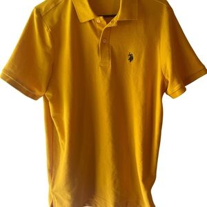 U.S. Polo Assn. Men's Bright Yellow Polo Shirt